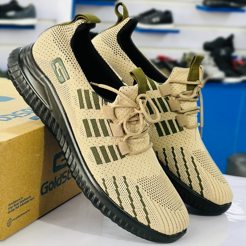 Goldstar P102 Shoes Men Camel 43