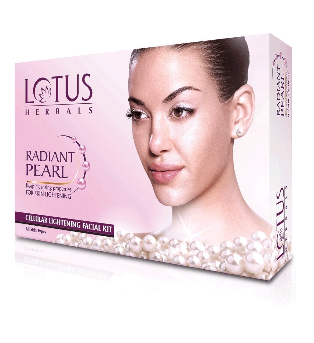 Lotus Herbal Radiant Pearl Cellular Lightening 1 Facial Kit