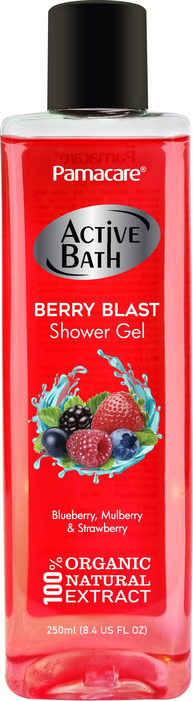 Pamacare Active Bath Berry Blast Shower Gel 250ml