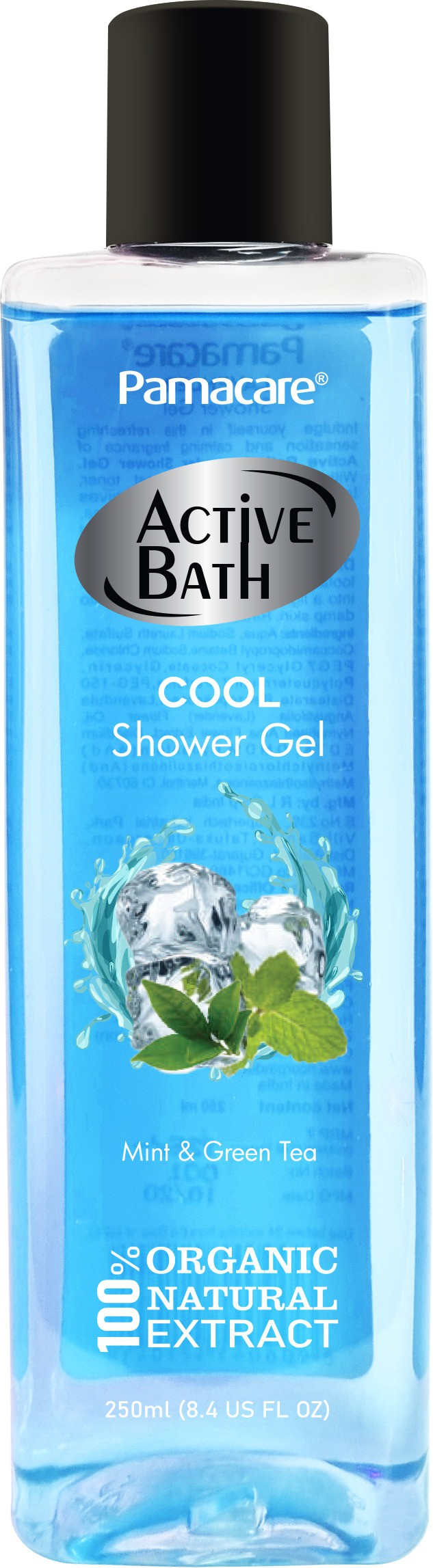 Pamacare Active Bath Cool Shower Gel 250ml
