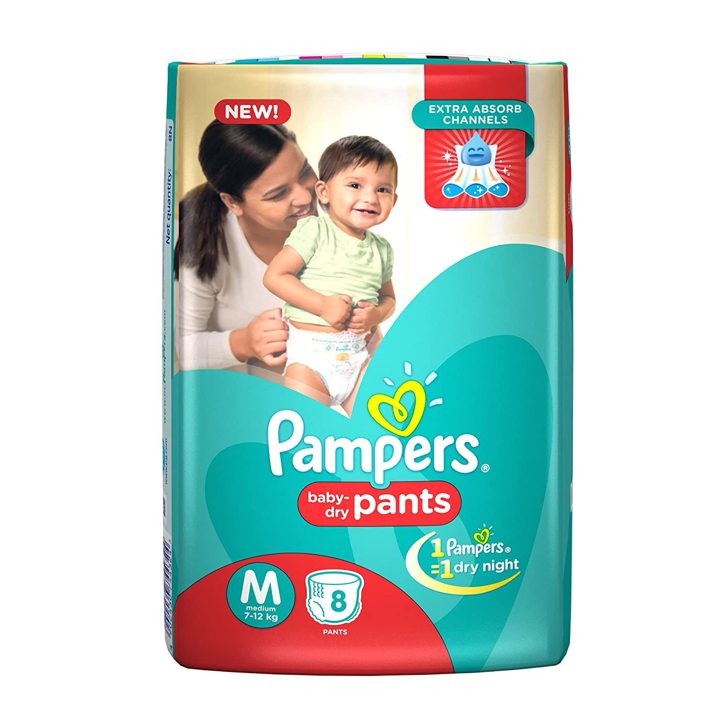 Pampers Pants Medium 8 Pants
