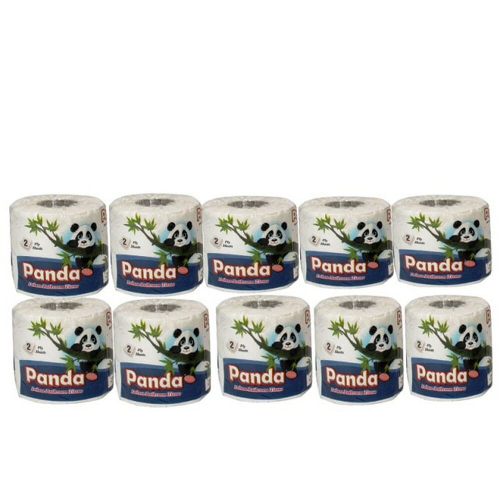 Panda Delux 3ply Bathroom Tissue 10 Roll