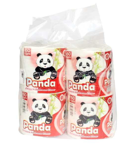 Panda Toilet Paper Red 160gm 4 Roll
