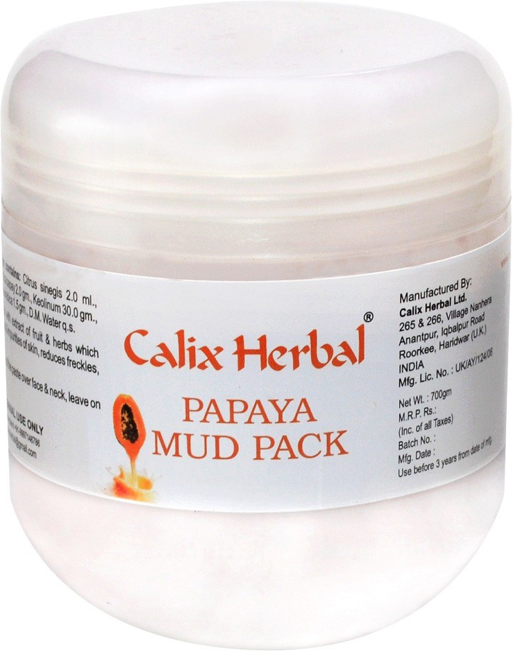  Calix Herbal Papaya Mud Pack, 700g