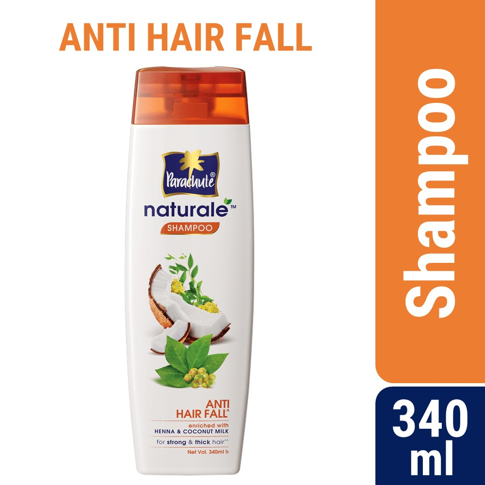 Parachute Naturale Anti Hair Fall Henna & Coconut Milk Shampoo 340ml
