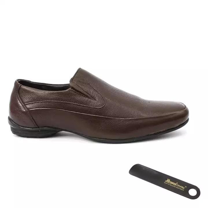 Paragon Max Leather Brown Formal Shoes For Men 9802