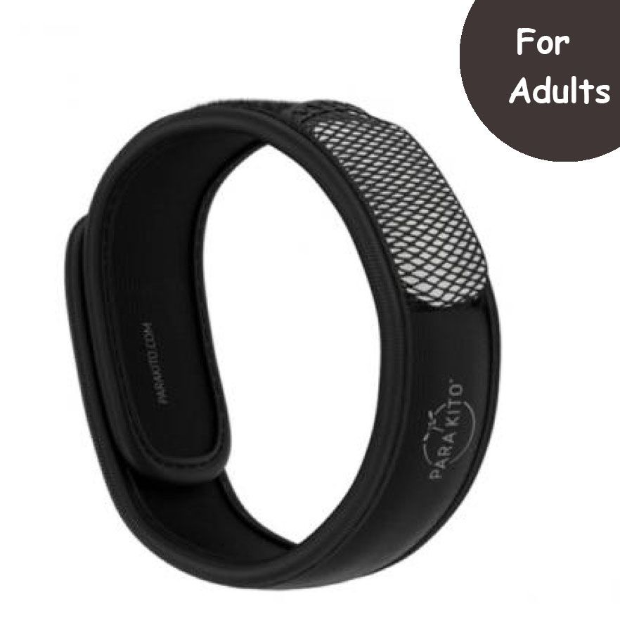 PARA’KITO FNGWB1ENC07 - Parakito Mosquito Repellent Wristband Black 2017 (EN)