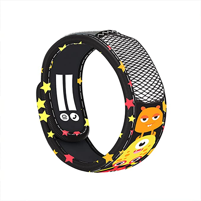 PARA’KITO FNGWB1ENK40 - Parakito Wristband Kids Monster - Mosquito Repellent Wristband