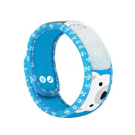 PARA’KITO FNGWB1ENK12 - Parakito Wristband Kids Polar Bear - Mosquito Repellent Wristband