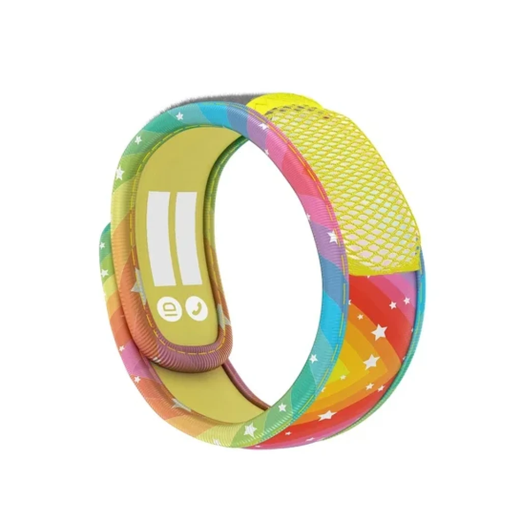 PARA’KITO FNGWB1ENK59 - Parakito Wristband Kids Rainbow- Mosquito Repellent Wristband