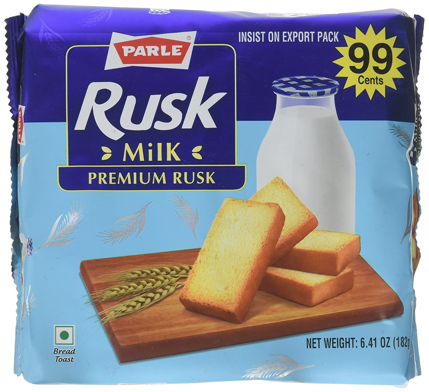 Parle Rusk Milk Premium Rusk 182G