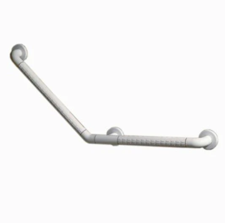 Parryware Aegis Slanted Support 450mm 135 Degree Bend Bathing White T6804A1