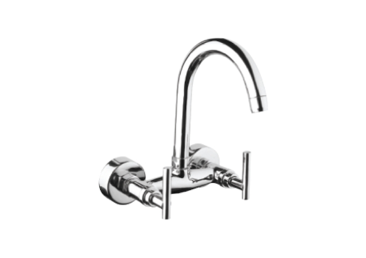 Parryware Agate Quarter Turn Sink Mixer Wall Mounted G0639A1