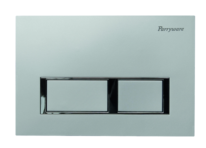 parryware Linea Plus Push Plate Square Shape Chrome E8221A1