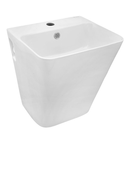 Parryware Inslim Single Piece Basin with Pedestal White - C8911