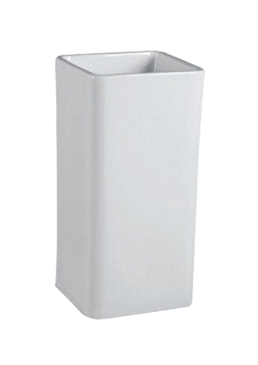 Parryware Qube Free Standing Wash Basin without Tap Hole White C8860