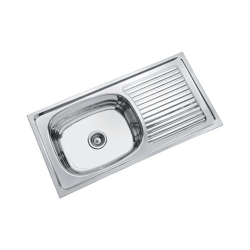Parryware Single Bowl Sink Drainboard Flat Edge (36" x 18" x 8")C853699