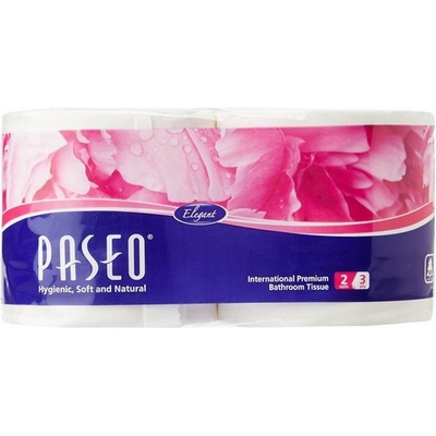 Paseo Toilet Roll 300s 3Ply 2 rolls Embossed Paseo Elegant 25021104