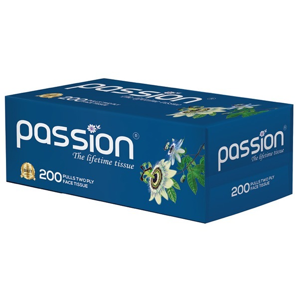 Passion Box Pack Face Tissue 200 Pulls