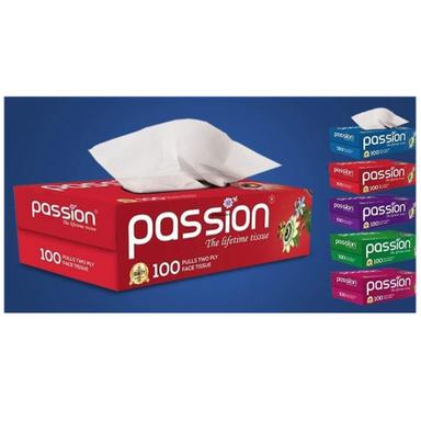 Passion Face Tissue Box 100 Pulls 2 Ply