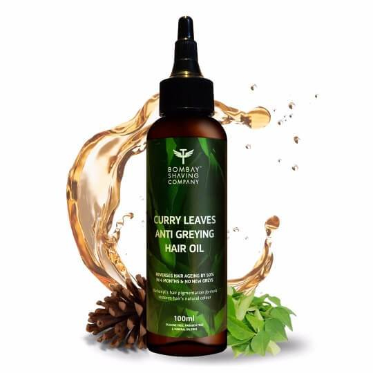Bombay Shaving Curry Leaves Anti Greying Hair Oil 100ml