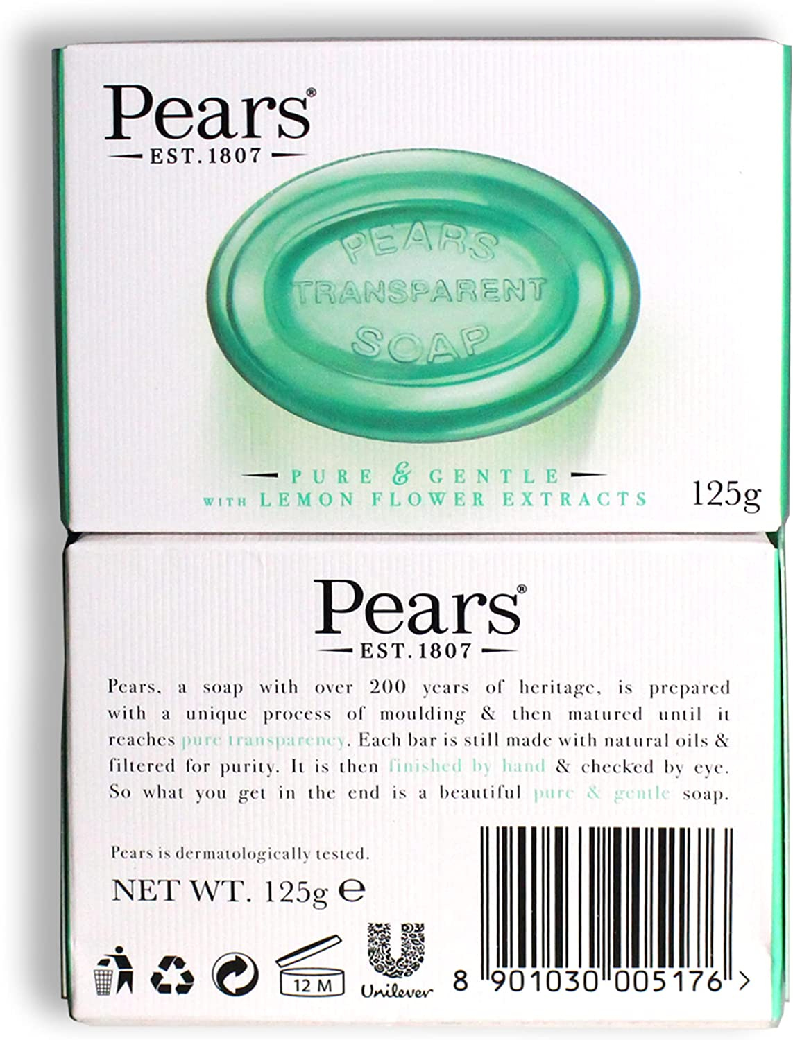Pears Green Soap Bar 125gm