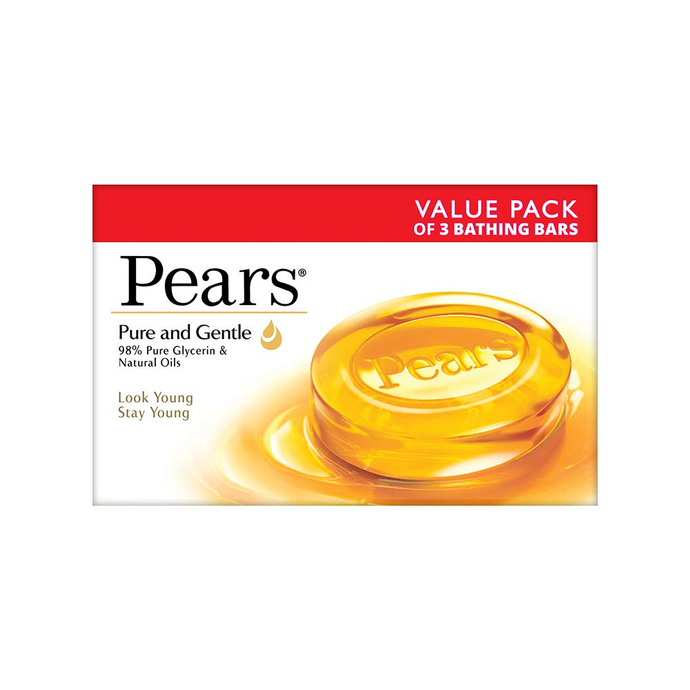 Pears 3 In 1 Pure & Gentle Soap Bar 125gm