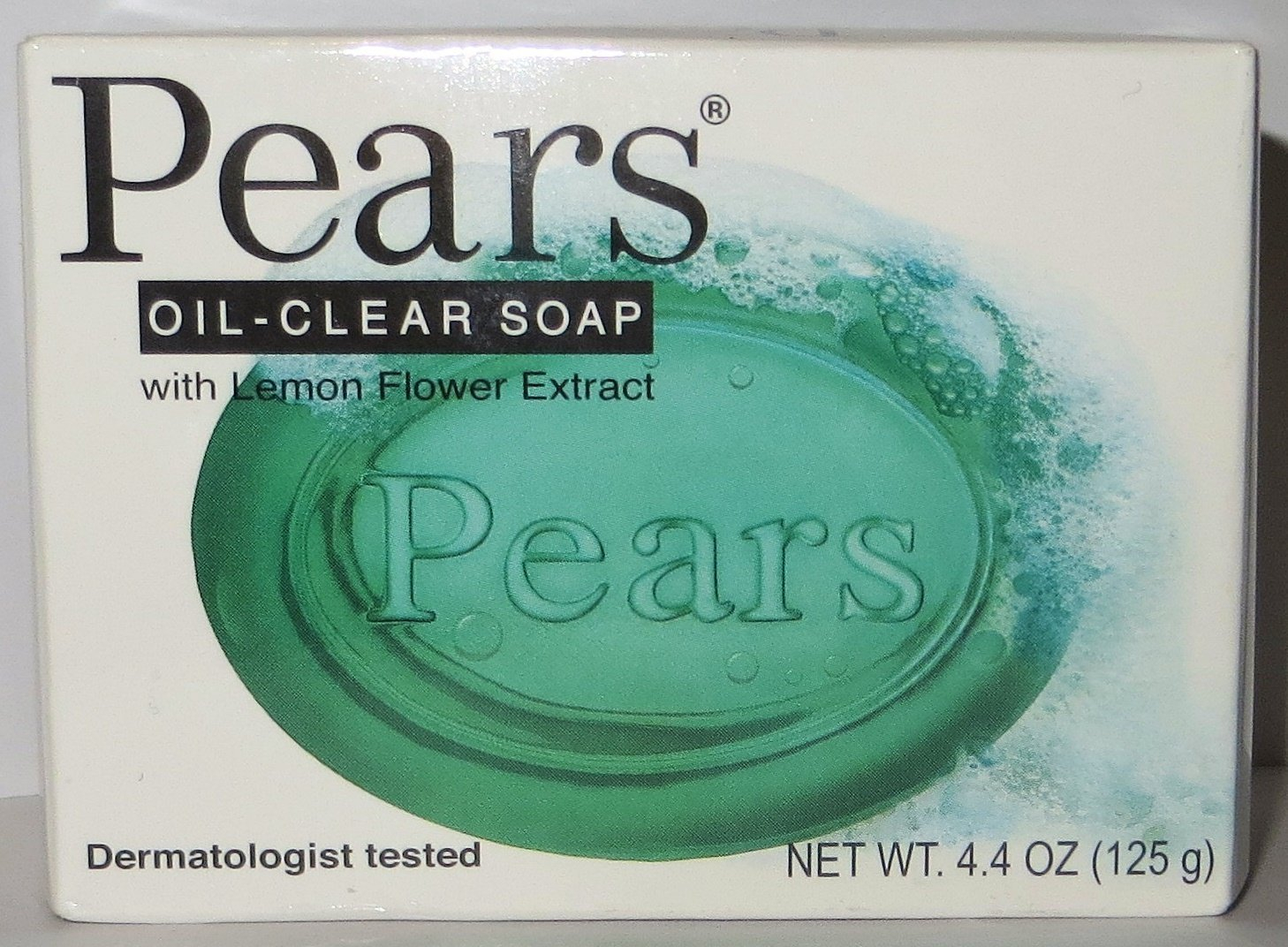 Pears Soap Green Bar 125gm With Lemon Flower Extracts