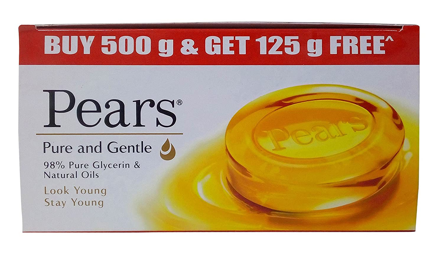 Pears Soap Pure Gentle 5pcs Offer Pack 5*125gm