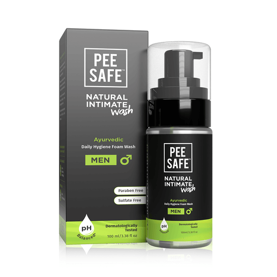 Pee Safe Natural Intimate Wash For Men With Ayurveda Extracts - 100 Ml