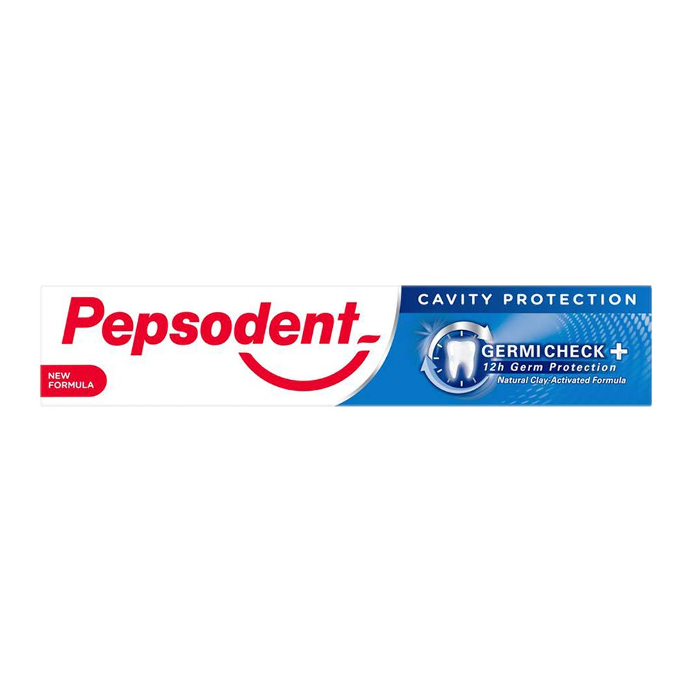 Pepsodent Germicheck 8 Actions, Whole Mouth Toothpaste With Anti-Germ Formula, Clove And Neem Oil - 