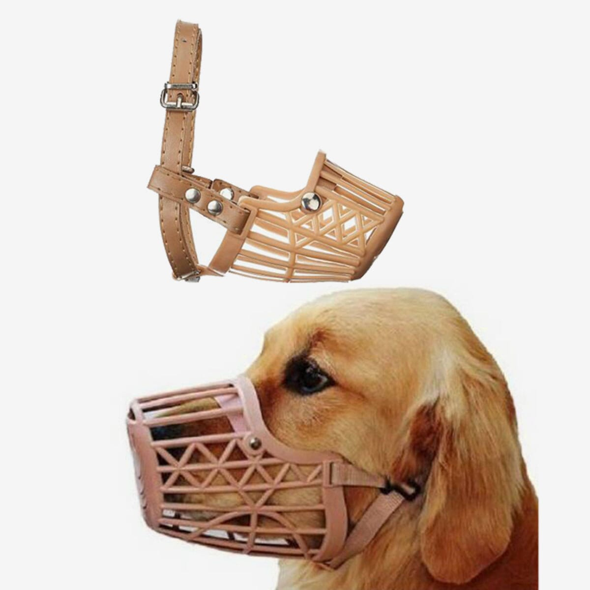 Pet Mouth Muzzle Guard Size 003 For Bite Safety Easy Bath Guard For Dogs Puppy