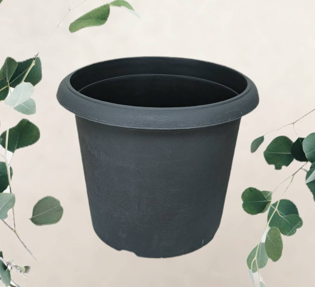 Laughing Buddha - Plastic Flower Pot Round – PFP-Y-204