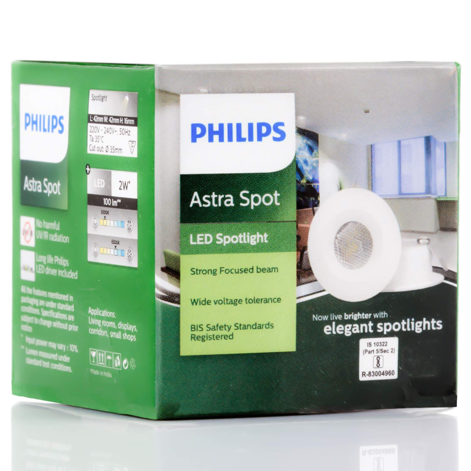 Philips 2W AstraSpot LED COB WW/CW