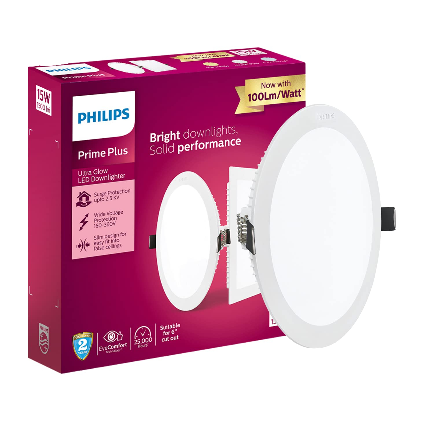 Philips AP LED Panel Round 15W WW/CW/NW