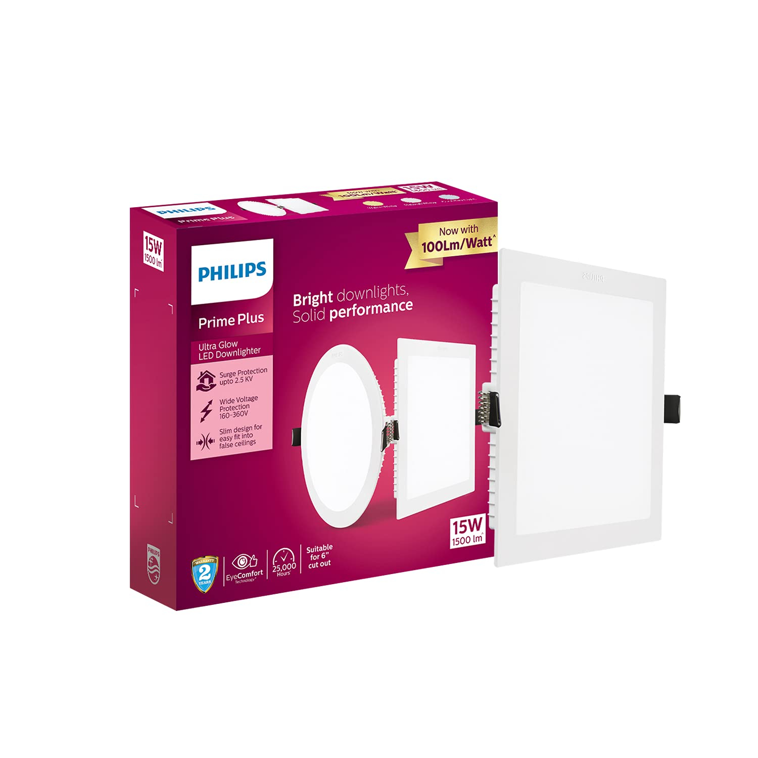 Philips AP LED Panel Square 15W WW/CW/NW