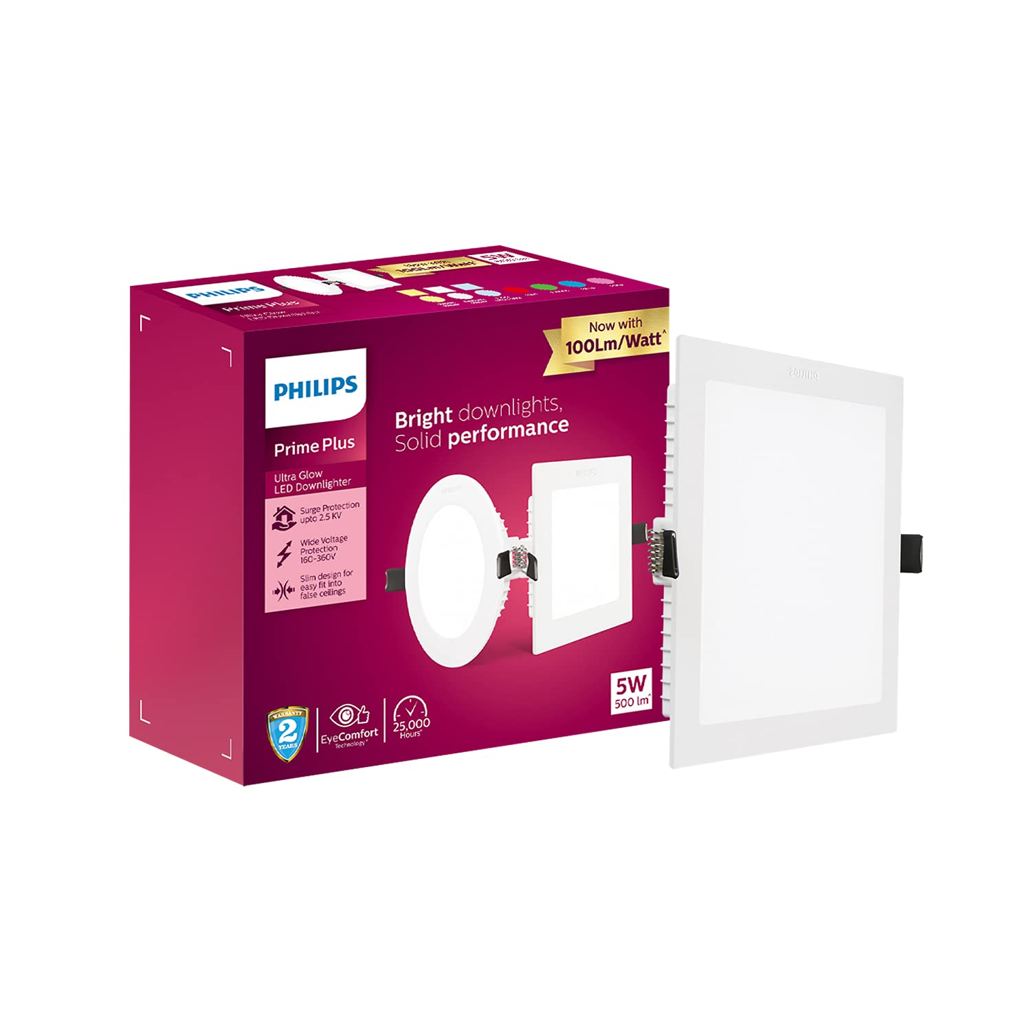 Philips AP LED Panel Square 5W WW/CW/NW