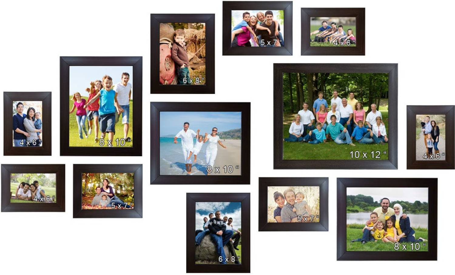 Decorative Modern Style 13 Set Of Photo Frame