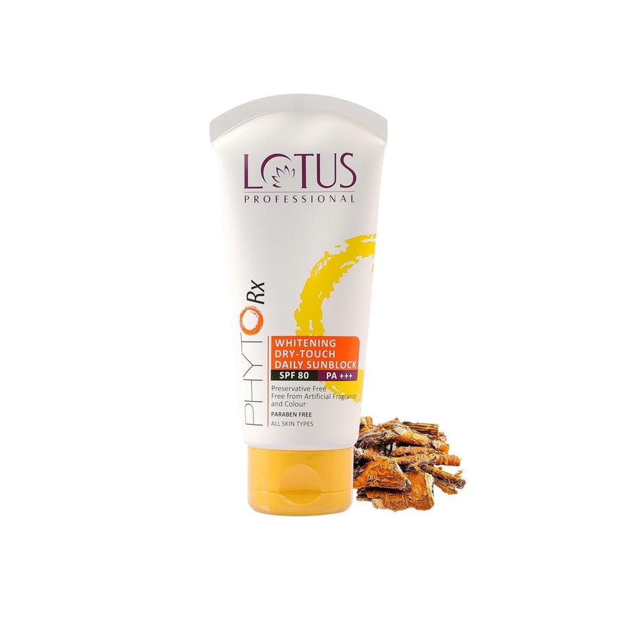 Lotus Herbals PhytoRx Whitening Dry-Touch Daily Sunblock SPF 80 PA+++ (50gm)
