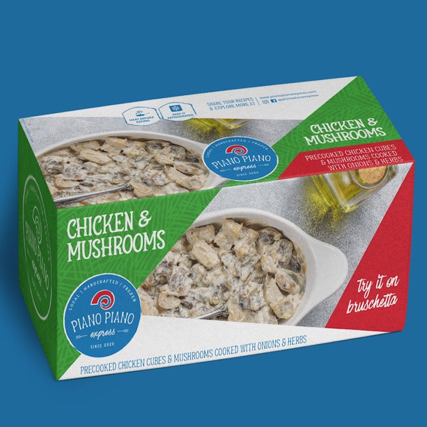 Piano Piano Chicken And Mushroom Ragout 200gms