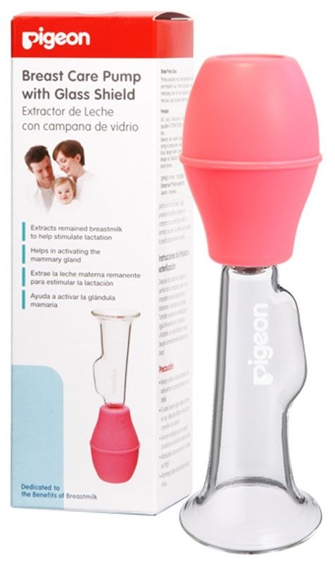 Pigeon Breastcare Pump with Glass Shield