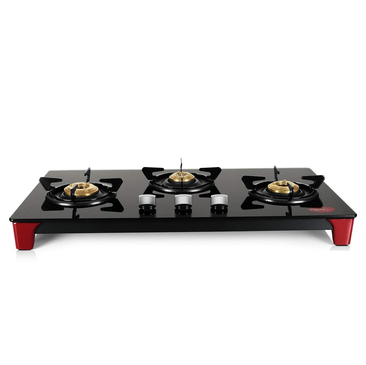 Pigeon 3 Burner Infinity Glass Top Gas Stove