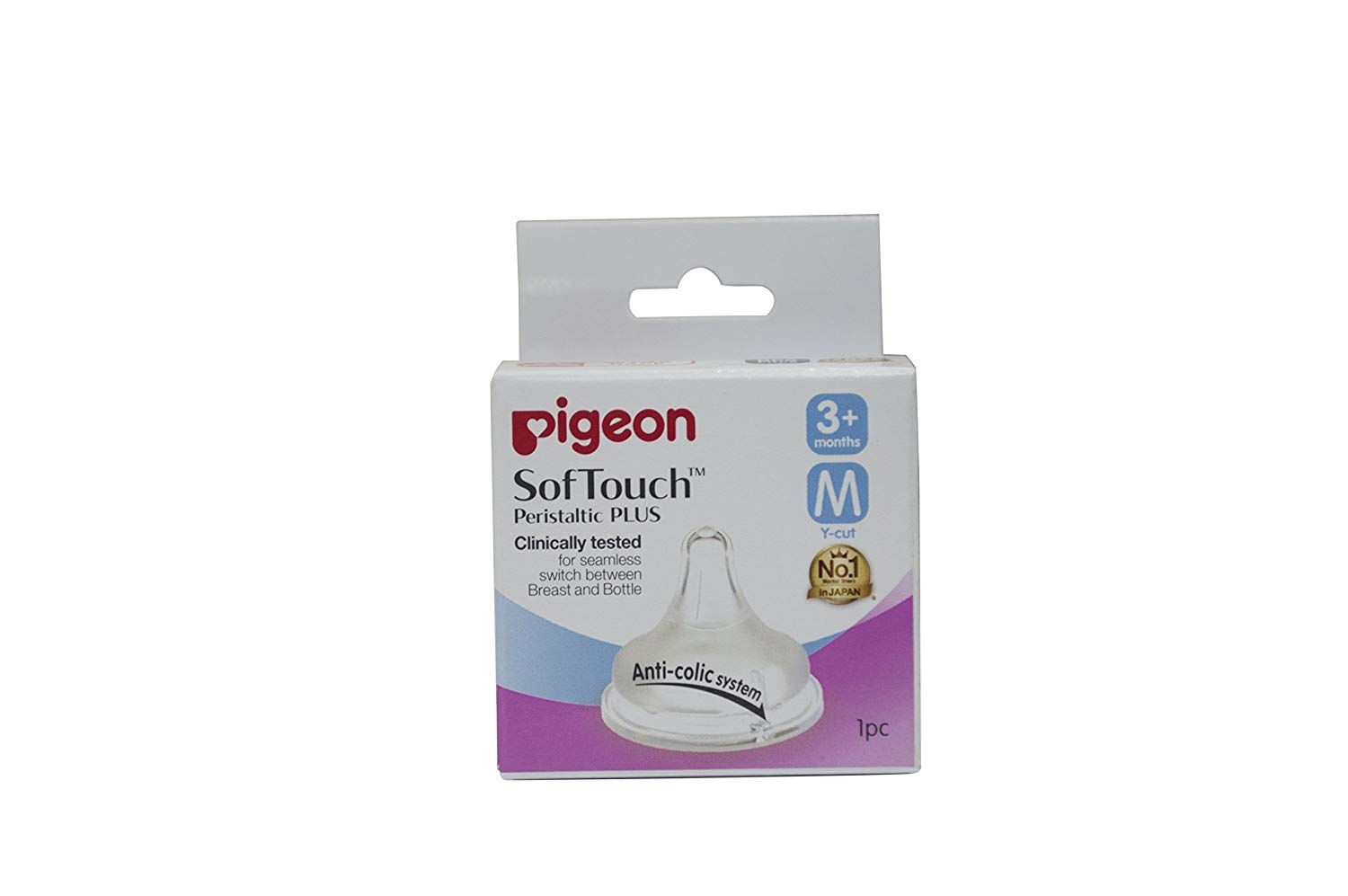 Pigeon Peristaltic Nipple M 1PCS 88021