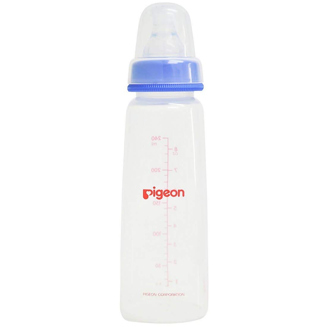 Pigeon Peristaltic Nursing Bottle Kpp Nipple L - 240ml (BLUE) 88009