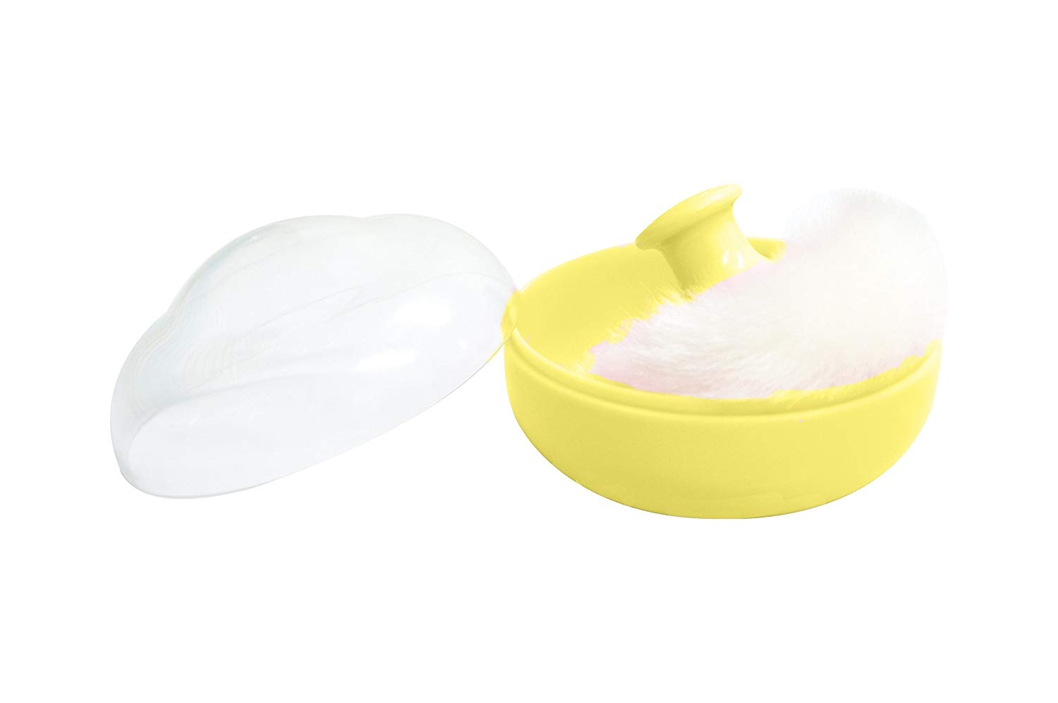 Pigeon Powder Case With Puff - Yellow K261