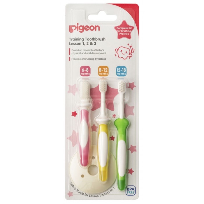 Pigeon Training Toothbrush Lession 123 Set 10892