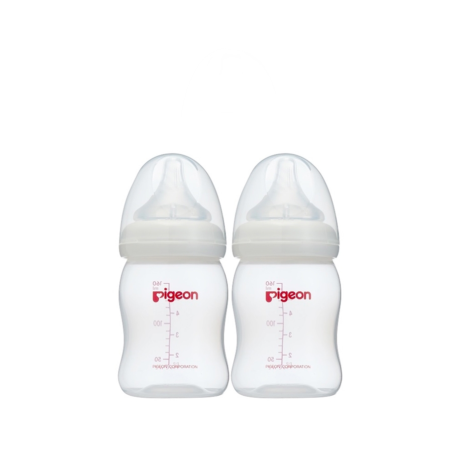 Pigeon Softtouch TM Peristaltic Plus Twin Pack Wn PP 160ml 