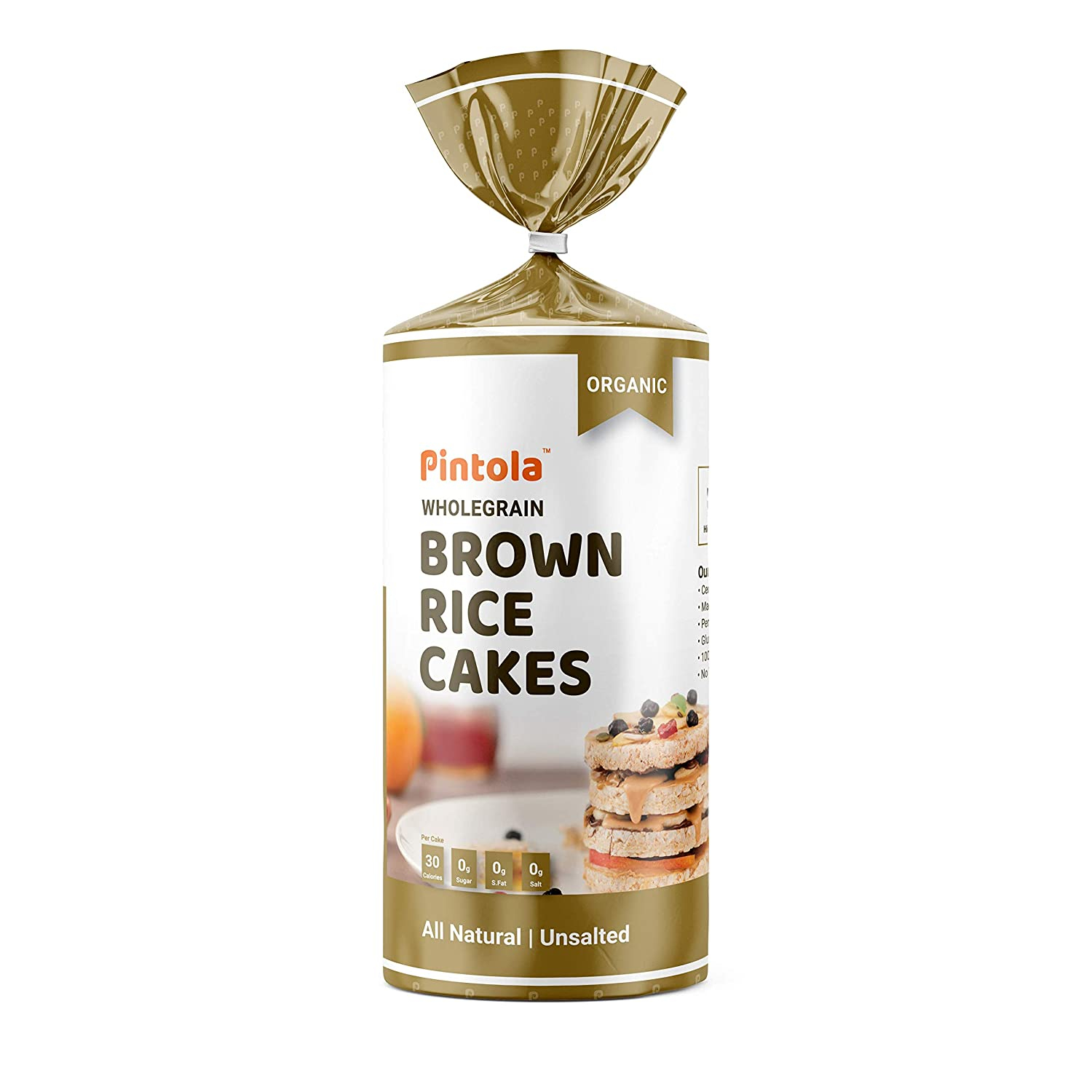 Pintola Brown Rice Cake Unsalted 125gm