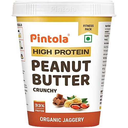 Pintola Peanut Butter High Protein Jaggery Crunchy 1kg