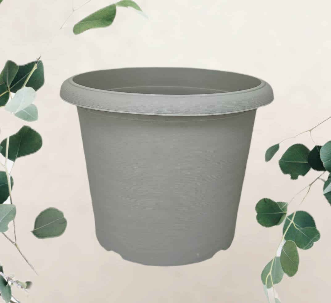 Laughing Buddha - Plastic Flower Pot Round – PFP-Y-203 